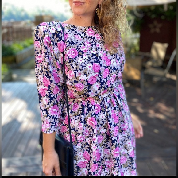 Vintage dress 1980s - Picture 3 of 9